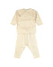 A Ivory Pyjama Sets from Bonpoint in size 3-6M for boy. (Front View)