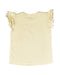 A Yellow Sleeveless Tops from Le Petit Society in size 6-12M for girl. (Back View)
