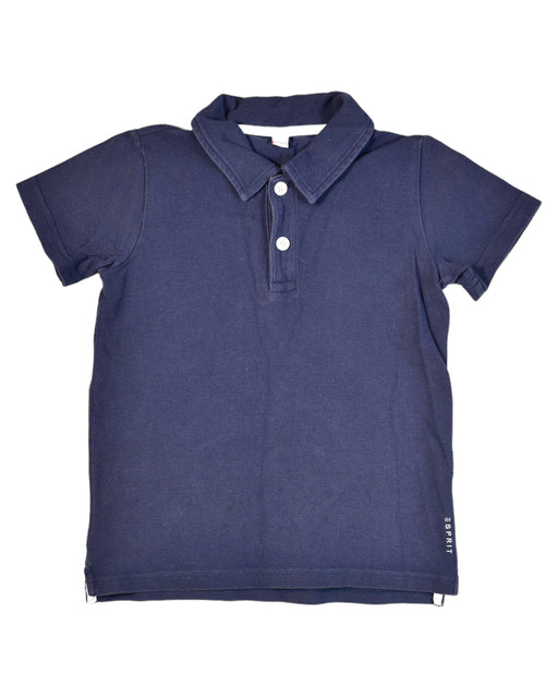 A Blue Short Sleeve Polos from Esprit in size 6T for boy. (Front View)