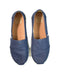 A Blue Espadrilles from Toms in size 7Y for boy. (Back View)