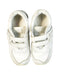 A White Sneakers from New Balance in size 6T for boy. (Back View)
