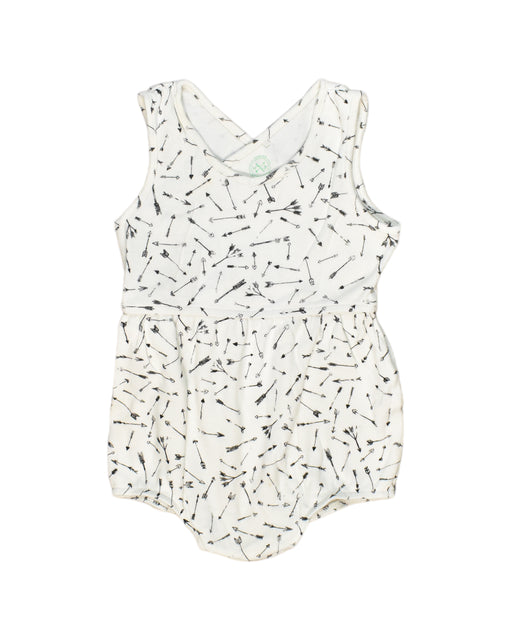 A White Rompers from Hunter + Boo in size 12-18M for girl. (Front View)