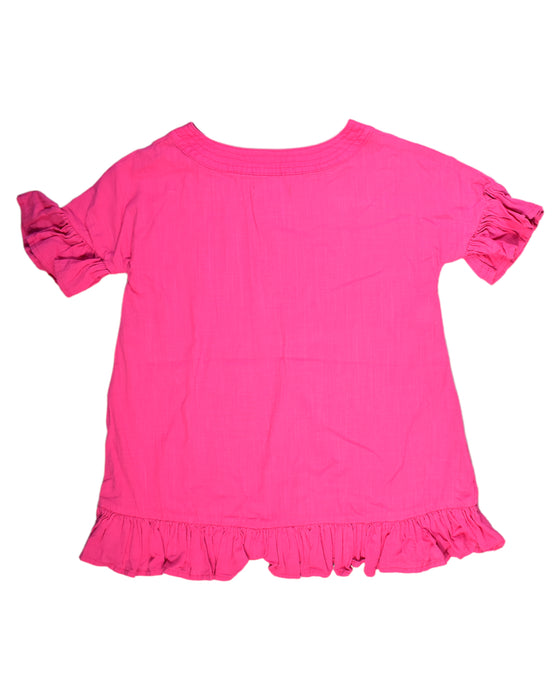 A Pink Short Sleeve Tops from Ralph Lauren in size 4T for girl. (Back View)