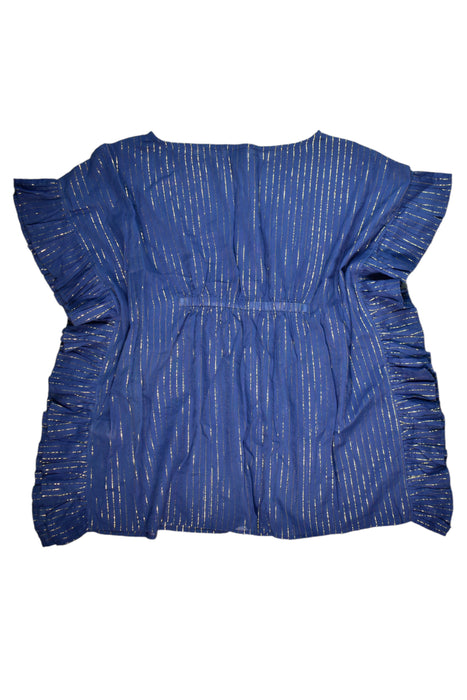 A Blue Cover Ups from Lison Paris in size 6T for girl. (Back View)