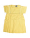 A Yellow Short Sleeve Dresses from Tocoto Vintage in size 4T for girl. (Front View)