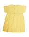 A Yellow Short Sleeve Dresses from Tocoto Vintage in size 4T for girl. (Back View)