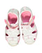 A White Sandals from pediped in size 5T for girl. (Back View)