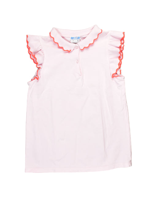 A Pink Sleeveless Tops from Jacadi in size 10Y for girl. (Front View)