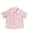 A Pink Short Sleeve Shirts from Gingersnaps in size 12-18M for boy. (Front View)