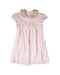 A Pink Sleeveless Dresses from Elizabeth Little in size 6T for girl. (Front View)