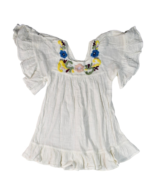 A White Short Sleeve Tops from Coco and Ginger in size 5T for girl. (Front View)