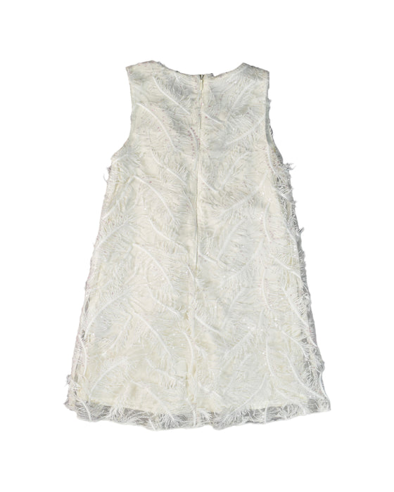 A White Sleeveless Dresses from Guess in size 5T for girl. (Back View)
