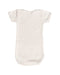 A Beige Bodysuits from Petit Bateau in size 0-3M for girl. (Back View)