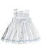 A Blue Sleeveless Dresses from Sergent Major in size 6-12M for girl. (Back View)