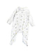 A White Onesies from Purebaby in size 3-6M for boy. (Front View)