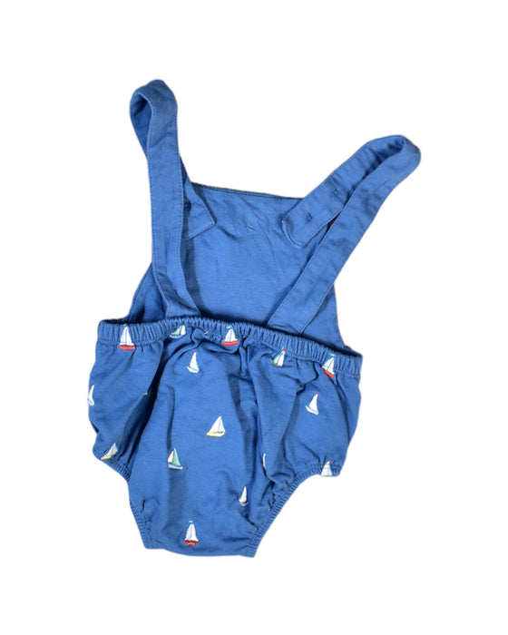 A Blue Bodysuits from Purebaby in size 3-6M for girl. (Back View)