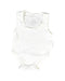 A White Bodysuits from Purebaby in size 0-3M for neutral. (Front View)