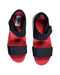 A Red Sandals from Bobux in size 5T for girl. (Back View)
