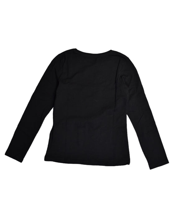 A Black Long Sleeve Tops from Guess in size 7Y for girl. (Back View)