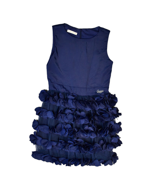 A Blue Sleeveless Dresses from Guess in size 7Y for girl. (Front View)