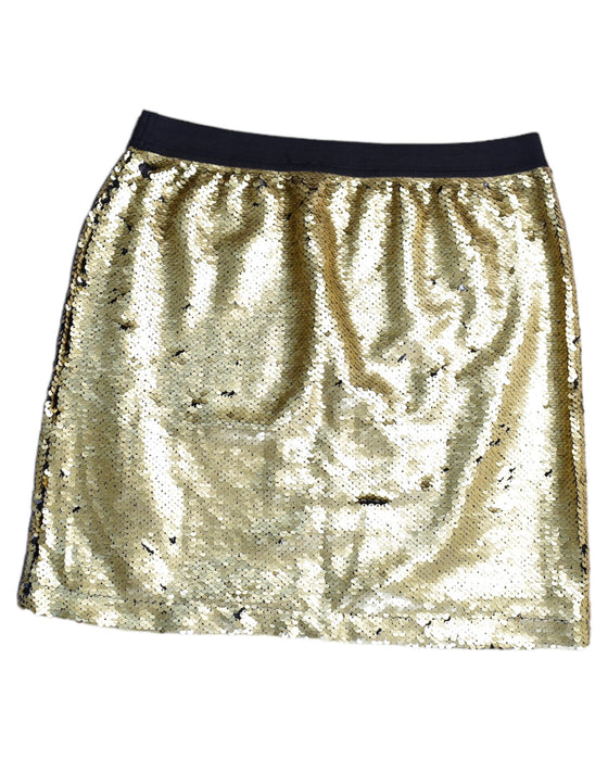 A Gold Short Skirts from Guess in size 10Y for girl. (Back View)