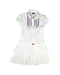 A White Short Sleeve Dresses from Nicholas & Bears in size 12Y for girl. (Front View)