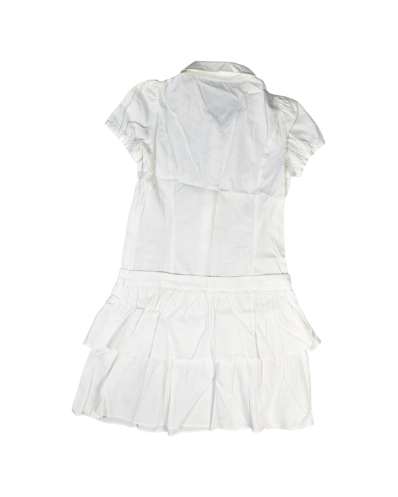 A White Short Sleeve Dresses from Nicholas & Bears in size 12Y for girl. (Back View)