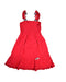 A Red Sleeveless Dresses from Nicholas & Bears in size 10Y for girl. (Front View)