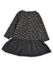 A Black Long Sleeve Dresses from Petit Bateau in size 18-24M for girl. (Back View)