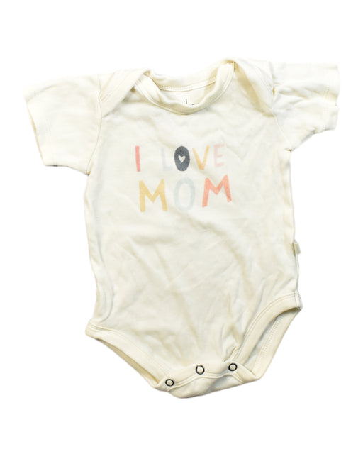 A Beige Bodysuits from Finn + Emma in size 0-3M for girl. (Front View)
