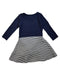 A Blue Long Sleeve Dresses from Little Green Radicals in size 12-18M for girl. (Back View)