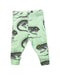 A Green Leggings from Mini Rodini in size 0-3M for boy. (Front View)