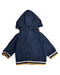A Blue Lightweight Jackets from Polarn O. Pyret in size 6-12M for boy. (Back View)