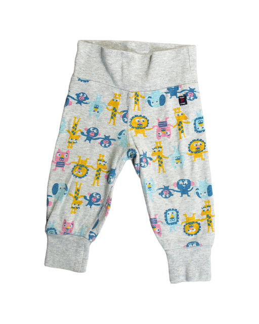 A Grey Leggings from Polarn O. Pyret in size 3-6M for girl. (Front View)