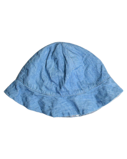 A Blue Sun Hats from Gingersnaps in size O/S for neutral. (Front View)