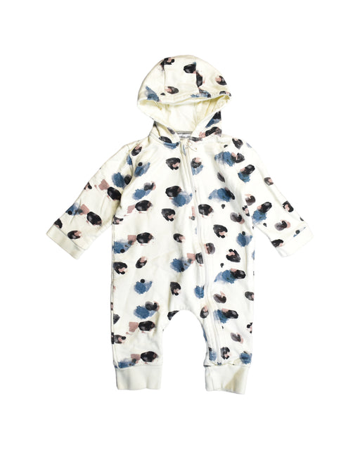 A White Jumpsuits from One We Like in size 6-12M for boy. (Front View)