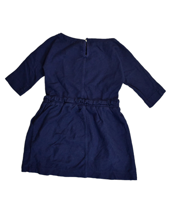 A Blue Long Sleeve Dresses from Crewcuts in size 4T for girl. (Back View)