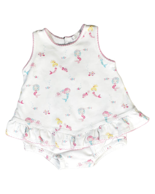 A White Bodysuits from Kissy Kissy in size 3-6M for girl. (Front View)