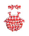 A Red Bodysuits from Cat & Jack in size 5T for girl. (Front View)