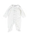 A White Onesies from Kissy Kissy in size 0-3M for boy. (Front View)