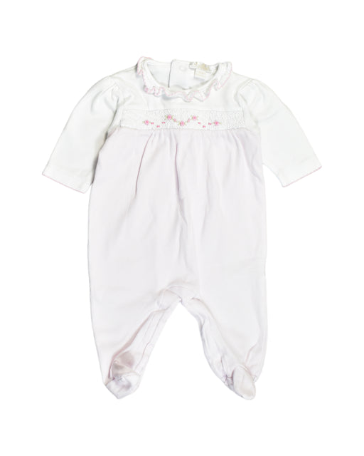 A White Pyjama Sets from Kissy Kissy in size 0-3M for girl. (Front View)