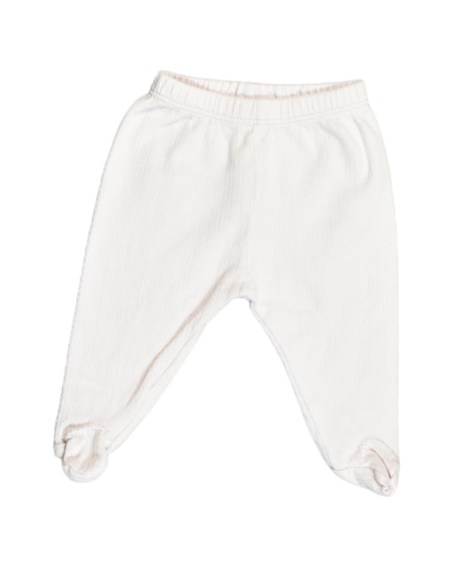 A White Separates from Kissy Kissy in size 0-3M for girl. (Front View)