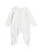 A White Onesies from John Lewis in size 0-3M for girl. (Back View)