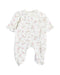 A White Jumpsuits from Little Me in size 0-3M for girl. (Front View)