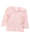 A Pink Long Sleeve Tops from Seed in size 3-6M for girl. (Front View)