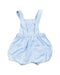 A Blue Overall Shorts from Purebaby in size 0-3M for girl. (Back View)