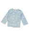 A Blue Rash Guards from Toshi in size 6-12M for boy. (Front View)