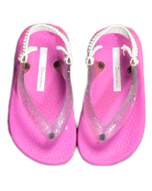 A Pink Flip Flops from Ipanema in size 12-18M for girl. (Front View)
