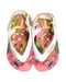 A Pink Flip Flops from Ipanema in size 18-24M for girl. (Front View)