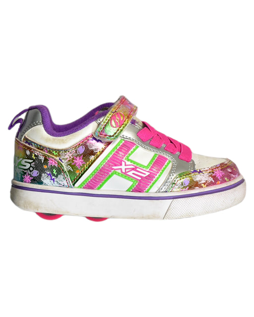 A Pink Sneakers from Heelys in size 6T for girl. (Front View)
